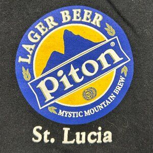 Piton Lager Beer St Lucia T Shirt Sz XL